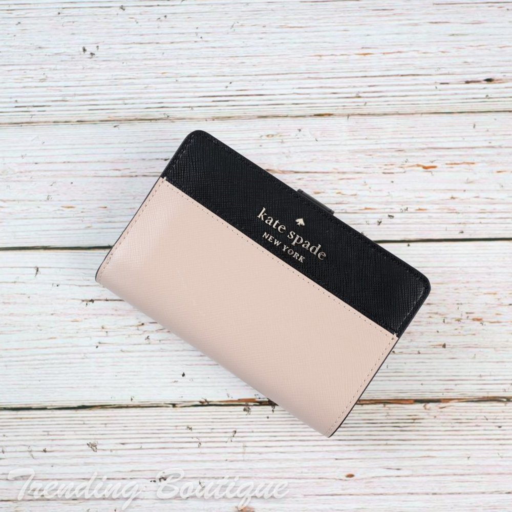 NWT Kate Spade Staci Colorblock Bifold Wallet